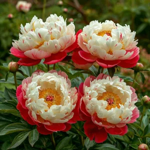 Пион Коралловый Каскад купить по цене от 490р. в интернет-магазине «Посадика» с доставкой почтой в в Ельняе и по всей России – [изображение №1].