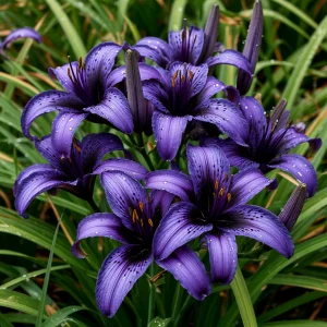 Лилейник Блю Айрис купить по цене от 324р. в интернет-магазине «Посадика» с доставкой почтой в в Ельняе и по всей России – [изображение №1].